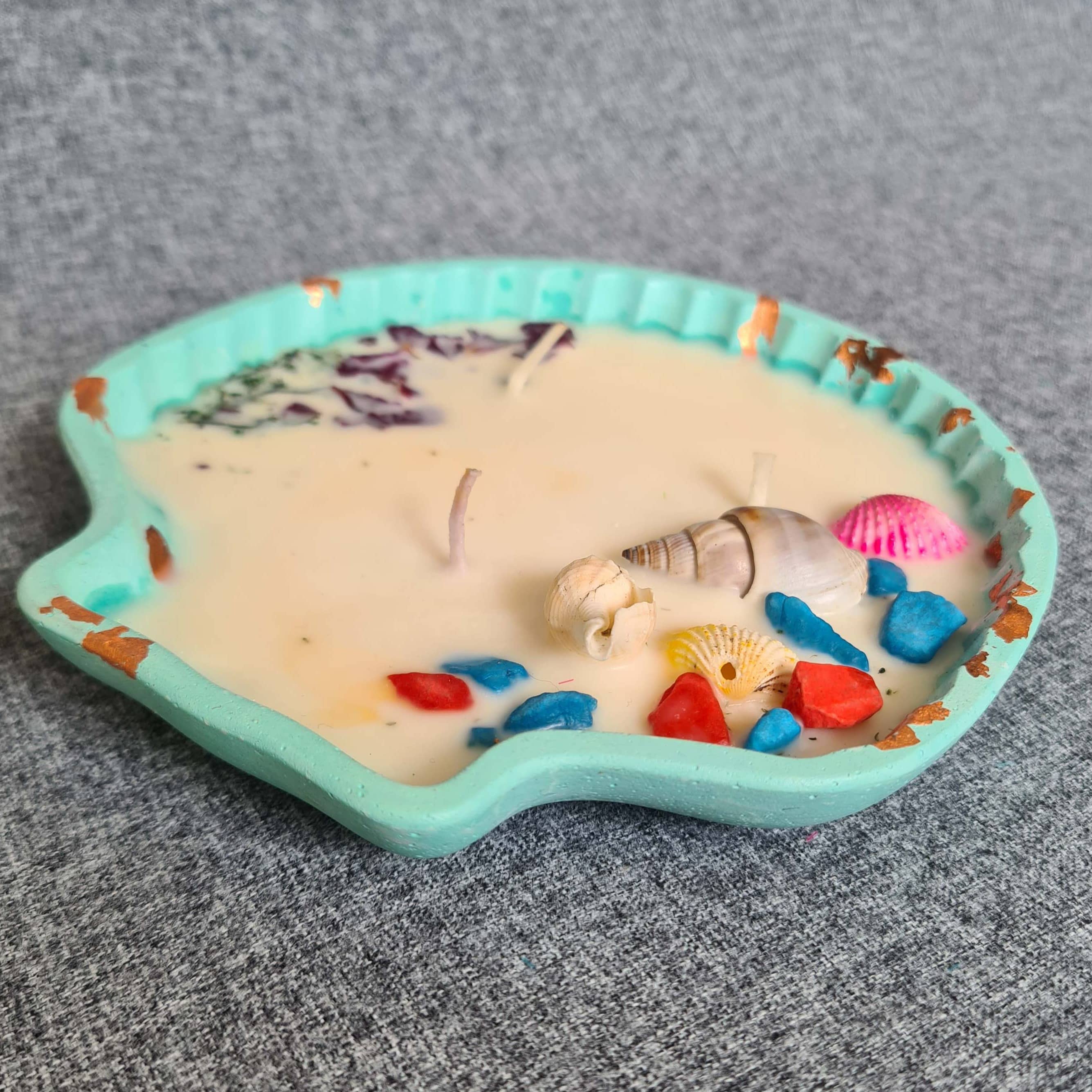 Handmade Shell Tray Candle | SOYA Wax |120GM