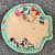 Handmade Shell Tray Candle | SOYA Wax |120GM - top_view