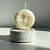 Lunar Moon Face Scented Candle | 85g | White - front_view
