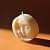Lunar Moon Face Scented Candle | 85g | White - top_view