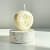 Lunar Moon Face Scented Candle | 85g | White - left_view