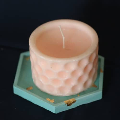 Handmade Scented Soya Wax Hole Pillar Candle