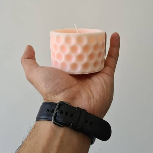 Handmade Scented Soya Wax Hole Pillar Candle
