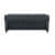Nara Microfabric 3 Seater Sofa In Grey - rear_view