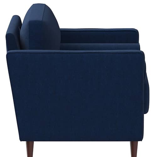 Arm Chair With Cushion (Blue)