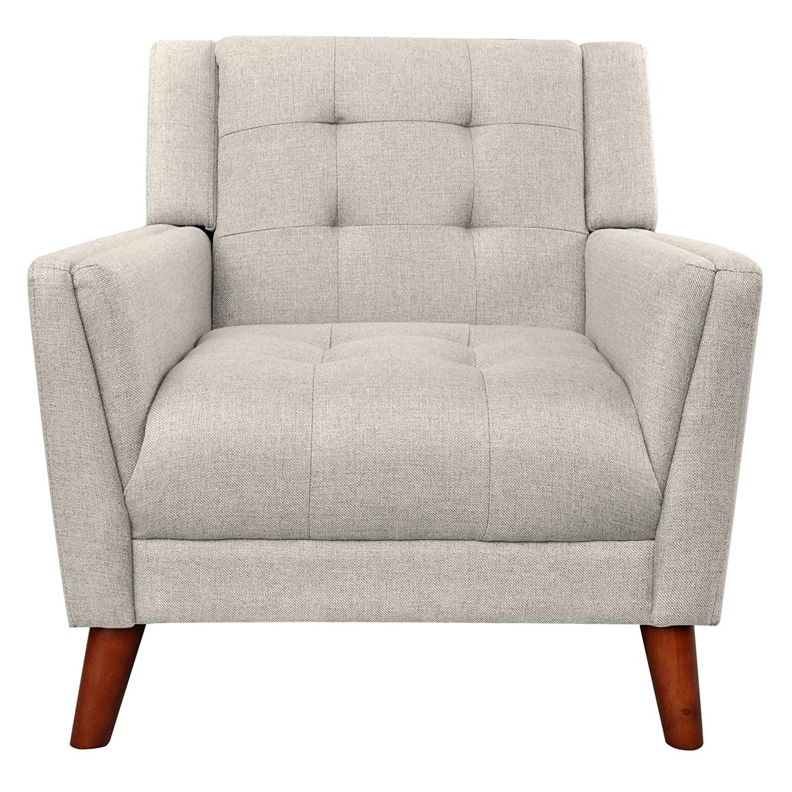 Modern Fabric Arm Chair (Grey)