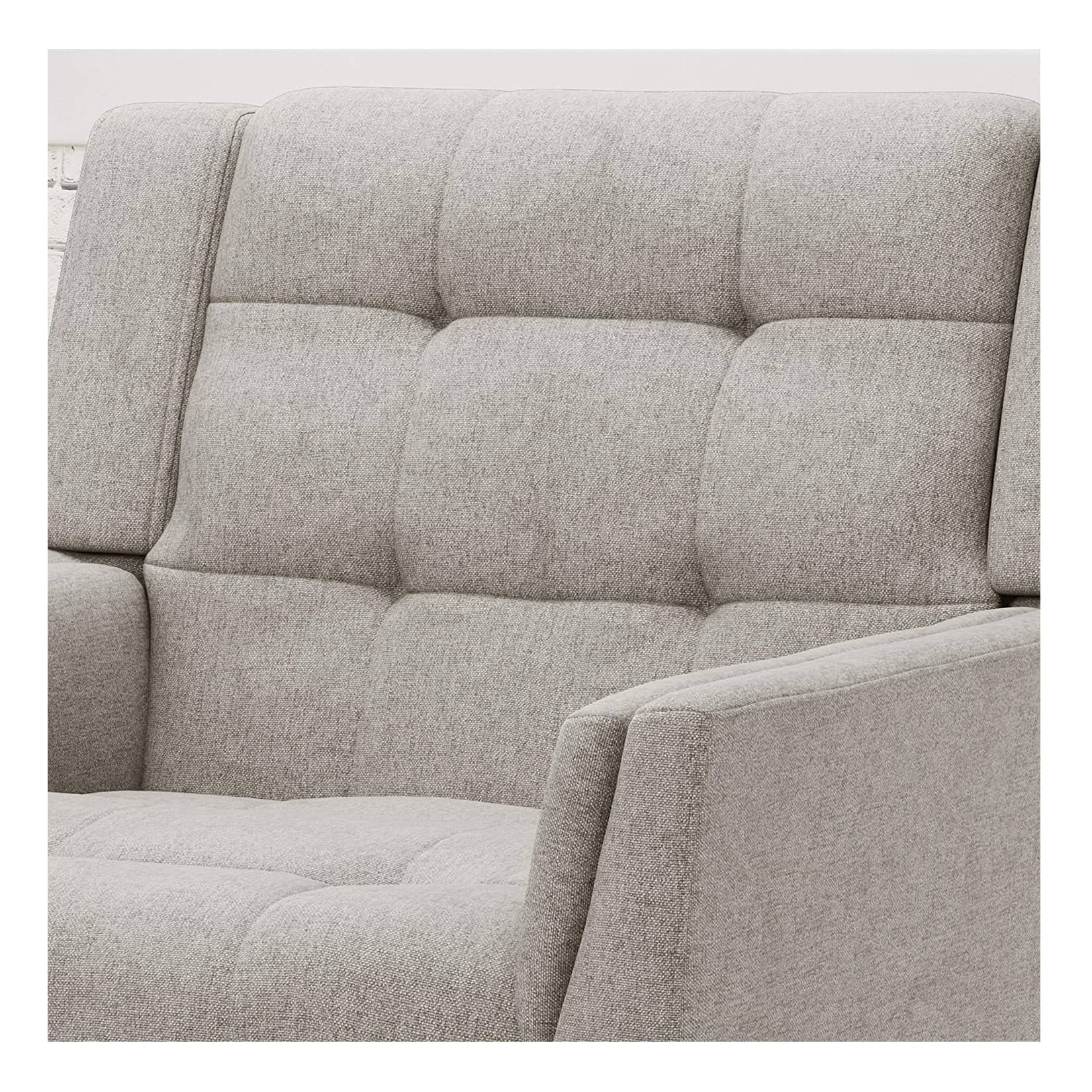 Modern Fabric Arm Chair (Grey)