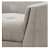 Modern Fabric Arm Chair (Grey) - rear_view