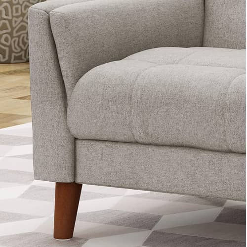 Modern Fabric Arm Chair (Grey)
