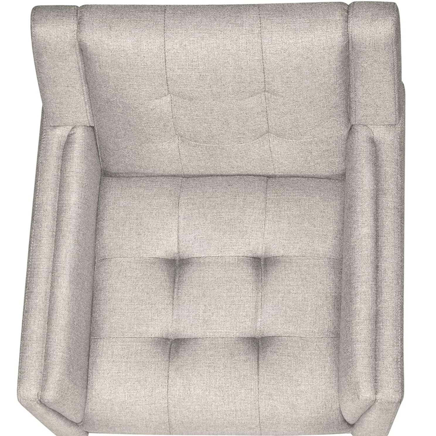 Modern Fabric Arm Chair (Grey)