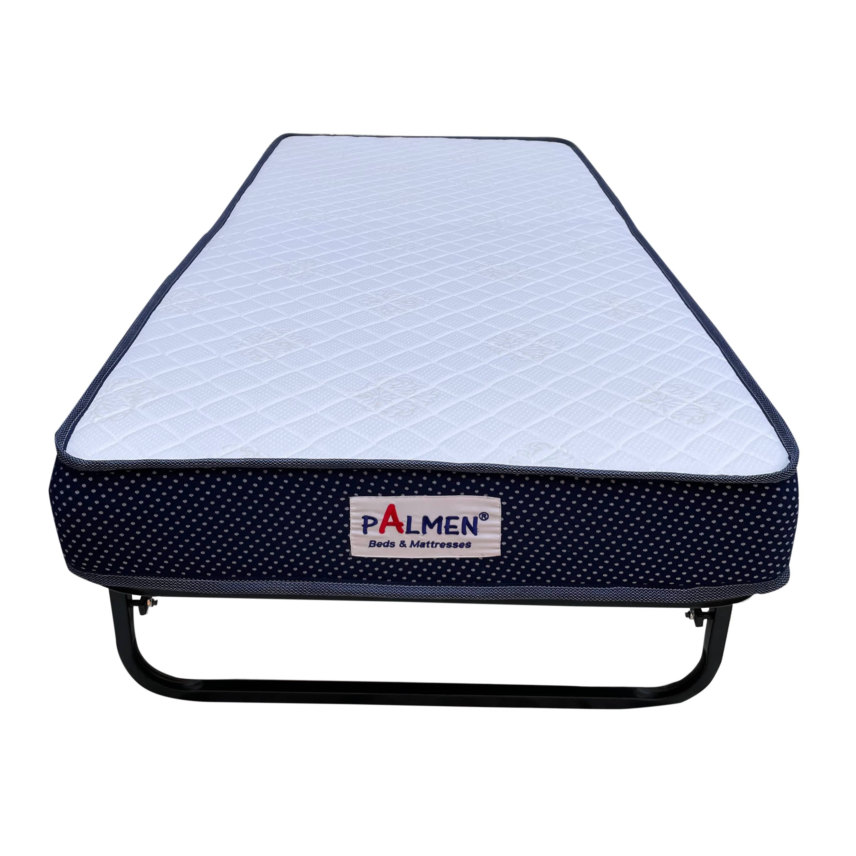 Single Metal Dura Rollaway Folding Bed with Mattress