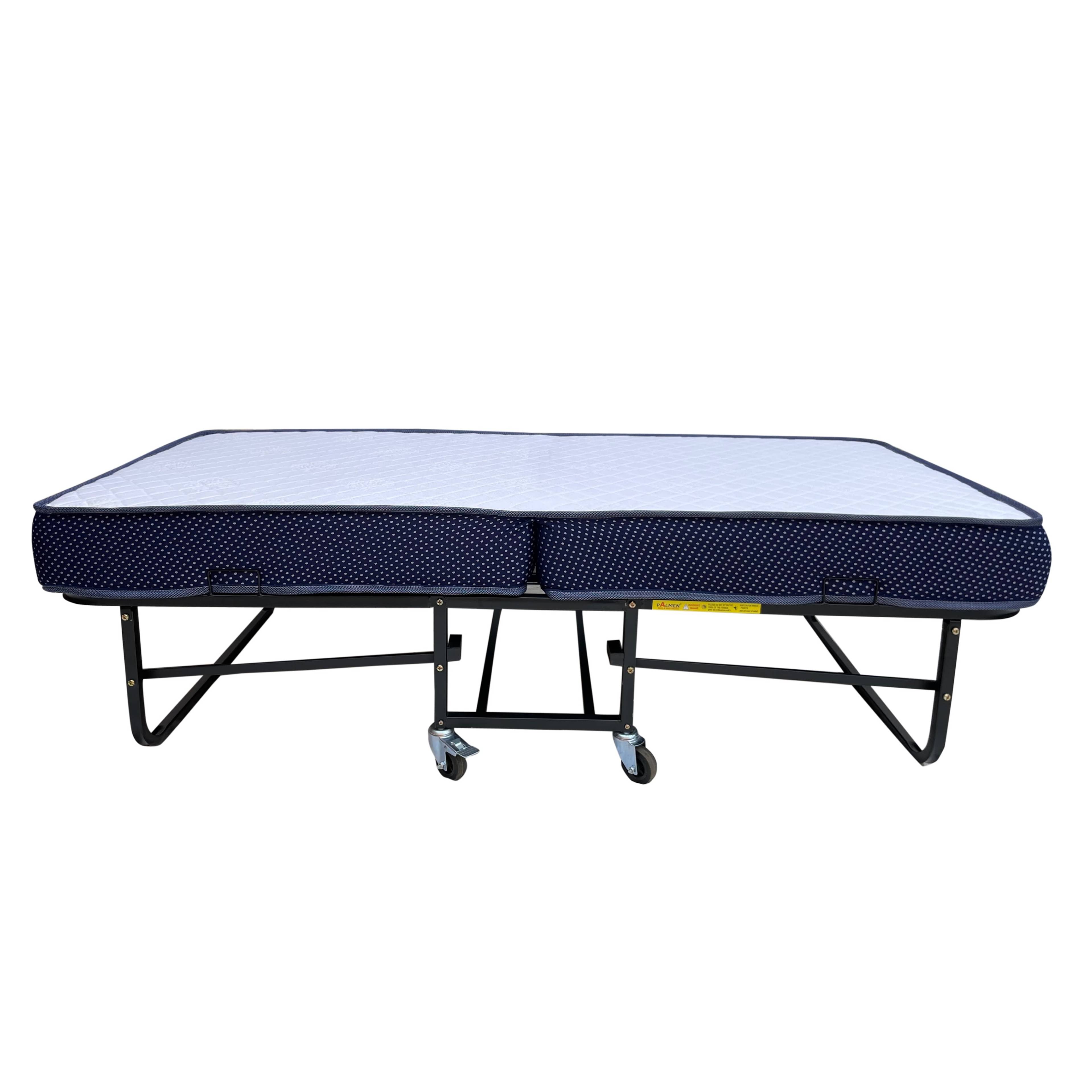 Single Metal Dura Rollaway Folding Bed with Mattress
