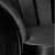 Modern Velvet Club Chair, Black - left_view