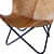 JUSTA Butterfly Metal Comfortable Chair - front_view