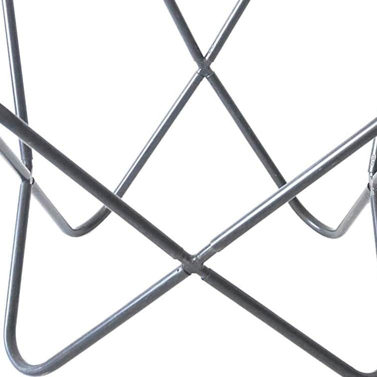 JUSTA Butterfly Metal Comfortable Chair - bottom_view