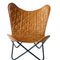Stylish Butterfly Chair with Iron Stand - front_view