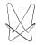 Stylish Butterfly Leather Chair With Iron Stand - right_view