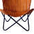 Stylish Butterfly Chair with Iron Stand - front_view