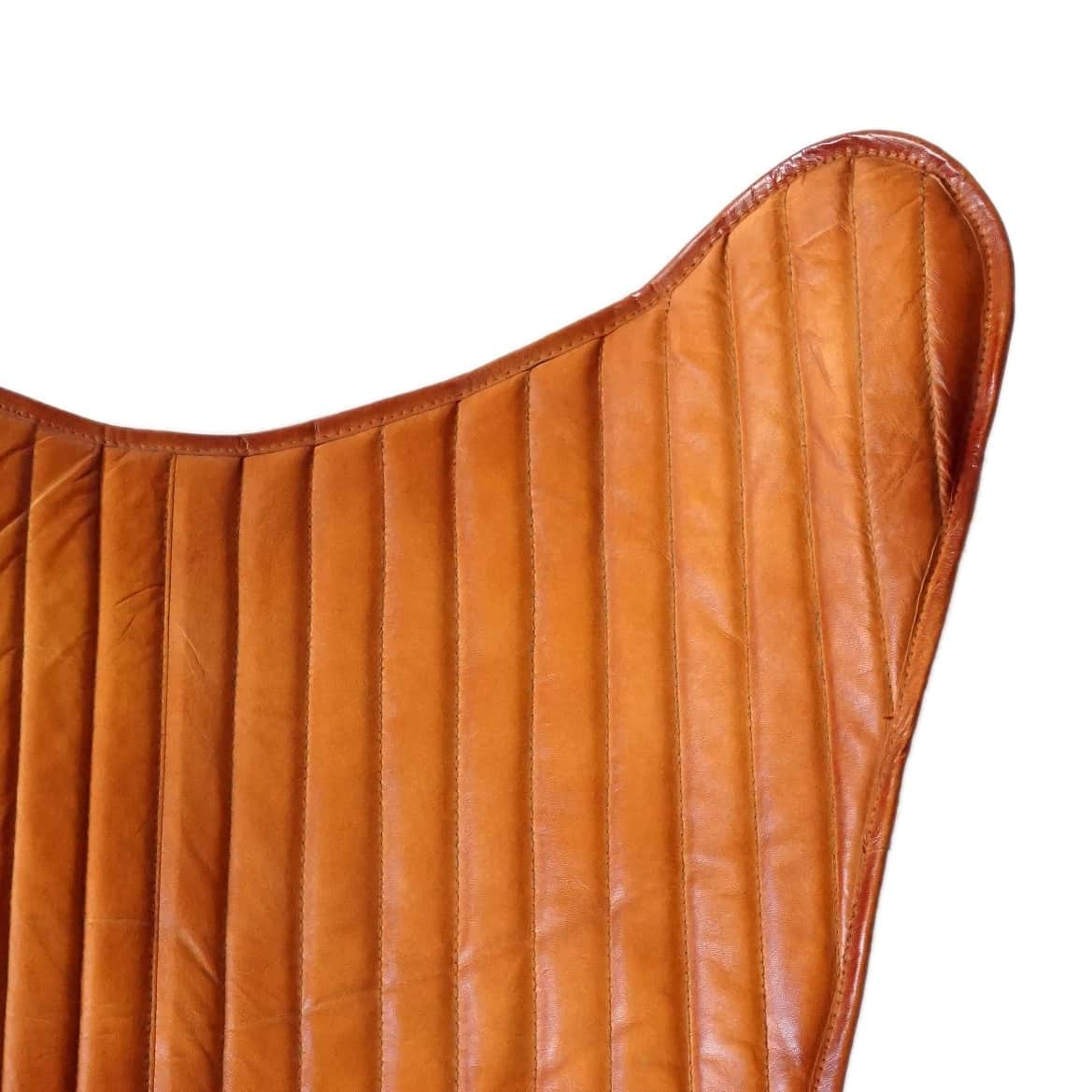 Stylish Butterfly Chair with Iron Stand - top_view