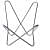 Butterfly Chair with Iron Stand - bottom_view