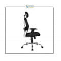 Flaine X Series High Back Mesh Ergonomic Chair with Chrome Base - top_view