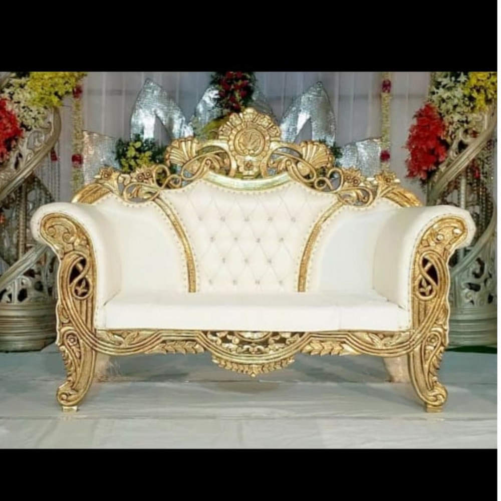 Yolo Maharaja Sofa with Golden Finish - photo