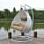 2 seater Swing Chair with Stand - front_view