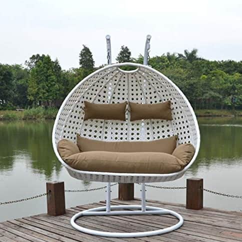 2 seater Swing Chair with Stand - top_view