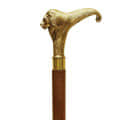 Antique Walking Sticks 36 inches with Lion Brass Handle - photo