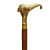 Antique Walking Sticks 36 inches with Lion Brass Handle - photo