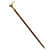 Antique Walking Sticks 36 inches with Lion Brass Handle - front_view