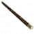 Wooden Hand Carved Sheesham Walking Stick with Brass Work - top_view