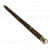 Wooden Hand Carved Sheesham Walking Stick with Brass Work - rear_view