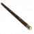 Wooden Hand Carved Sheesham Walking Stick with Brass Work - left_view