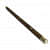 Wooden Hand Carved Sheesham Walking Stick with Brass Work - bottom_view