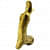 Animal Head Handle Walking Stick - top_view