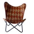 Stylish Butterfly Chair with Iron Stand - photo