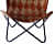 Stylish Butterfly Chair with Iron Stand - bottom_view