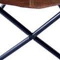 Mahogany Butterfly Chair With Iron Stand - bottom_view