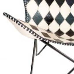 Retro Handmade Leather Butterfly Chair