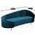 Beato Velvet Chaise Lounger In Teal Blue Colour - photo