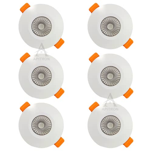 3W LED COB/Focus/Spot Downlight (Pack of 6)