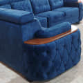 Paddington Wood Corner L Shape Sofa - front_view