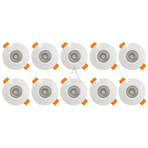 3W LED COB/Focus/Spot Downlight (Pack of 10)