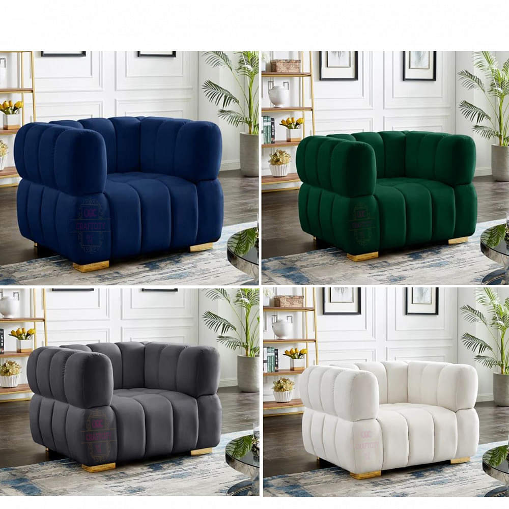Luxury and Stylish Single Seater Sofa - photo
