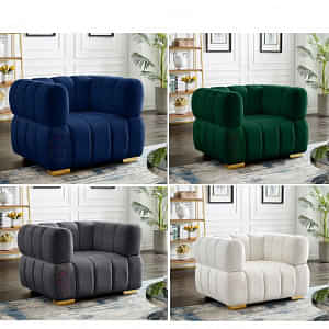Luxury and Stylish Single Seater Sofa - photo