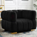 Luxury and Stylish Single Seater Sofa - front_view