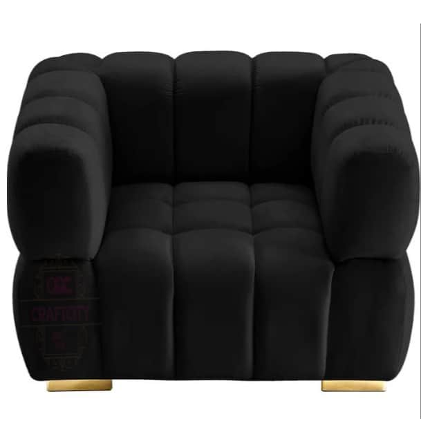Luxury and Stylish Single Seater Sofa - top_view