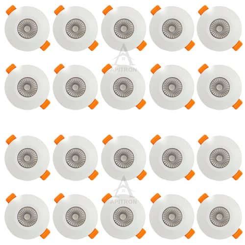 3W LED COB/Focus/Spot Downlight (Pack of 20)
