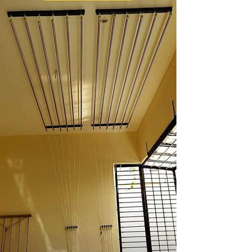 Dry Cloth Ceiling Hanging System 3 ROD 72"
